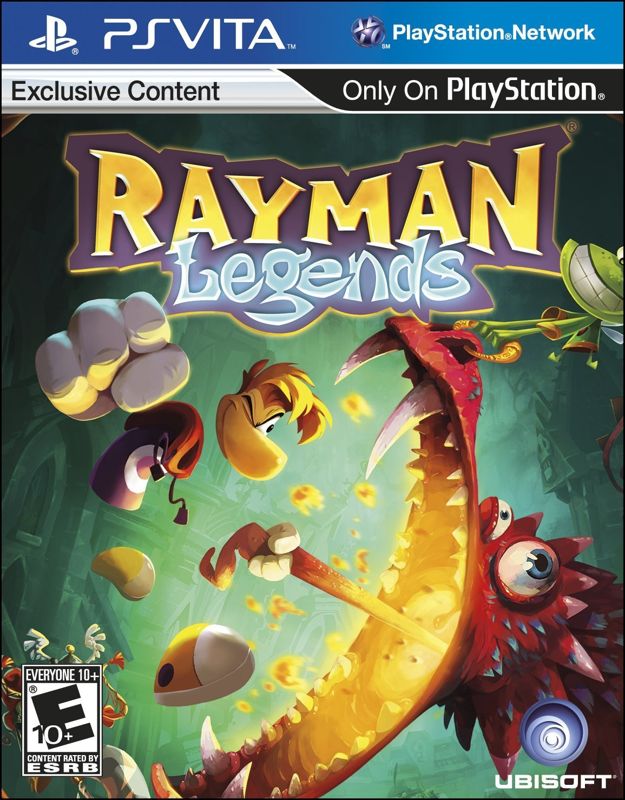 Rayman Legends & Rayman Origins box art for Playstation Vita